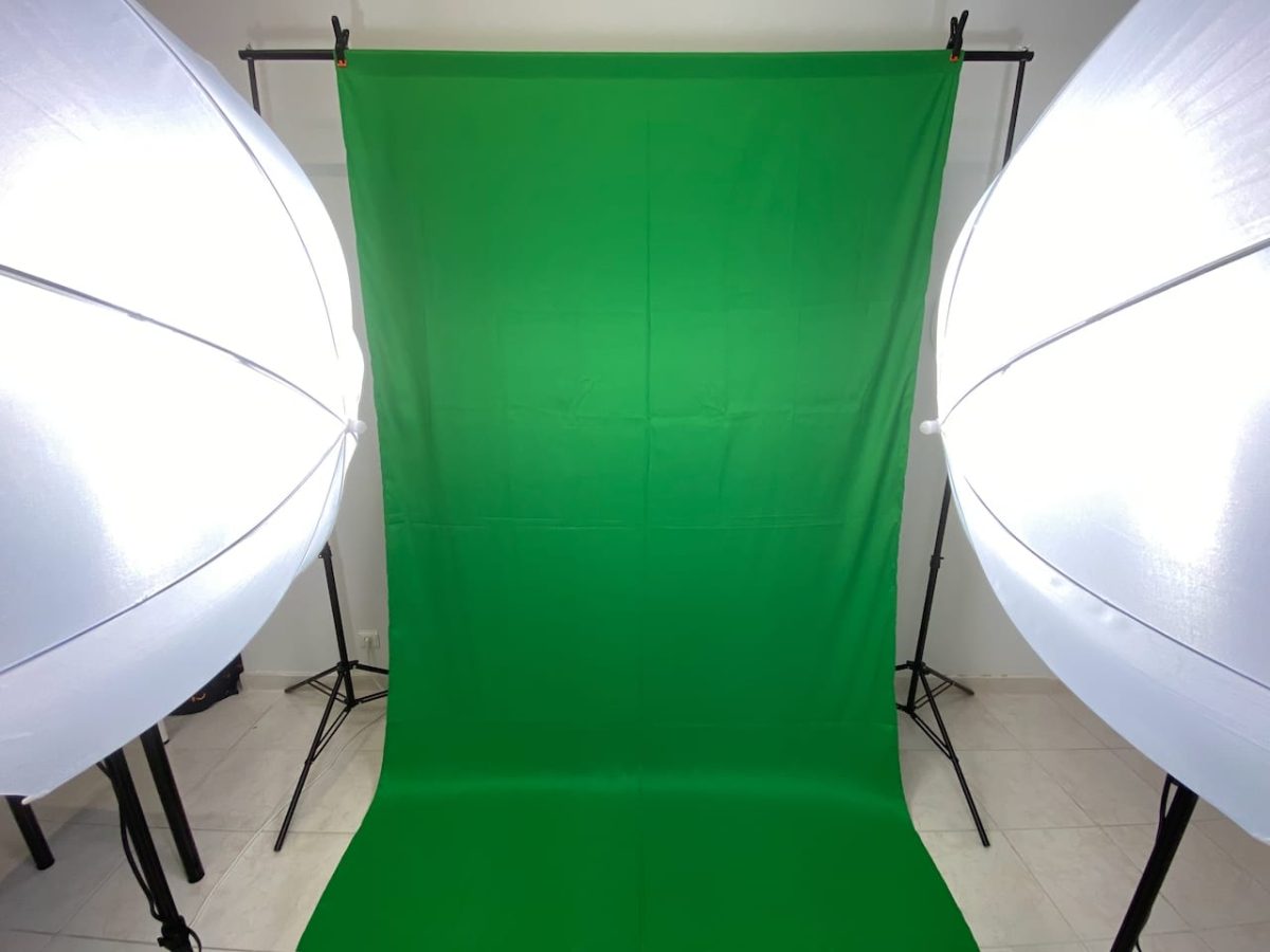 Fundo Verde Chroma Key Estudio de gravação multimedia 360mix Studio ED